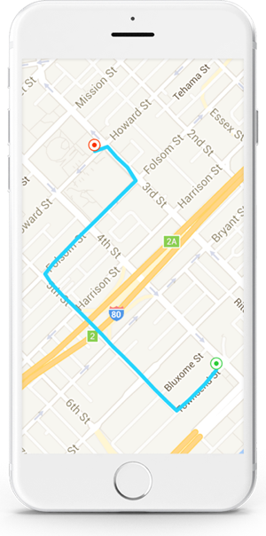 iPhone displaying screens of the Schedule It app
